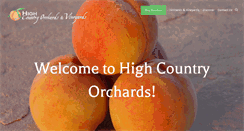Desktop Screenshot of highcountryorchards.com